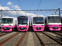 【千葉県】新津田沼駅から貸切列車で行く「ジェントルピンク4車種 撮影会inくぬぎ山車庫」開催！