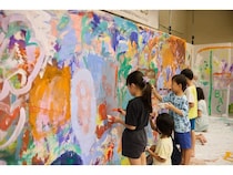 【高知県南国市】アーティストと子どもたち制作したアート作品の巡回展示が、高知龍馬空港からSTART！