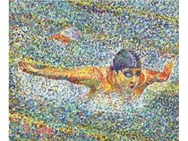 【東京都渋谷区】「絵画展 口と足で表現する世界の芸術家たち」開催。画家による実演も