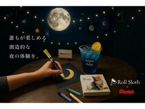 【東京都世田谷区】Roll Sloth下北沢店で、ぺんてるの画材を使ったアート体験が楽しめるイベントを開催