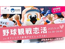 【新潟県】長岡市悠久山野球場で、初心者でもわかりやすく楽しめる「野球観戦恋活」を開催！