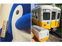 【香川県高松市】ことでん×ことちゃんと初コラボ「黄色い電車」が電車型ボトル「ことでん水」として登場