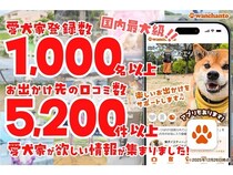 愛犬家向けの犬連れお出かけ口コミサイト「ワンちゃんと」が登録者1,000人を突破！