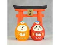 【山口県周南市・山口市・宇部市】山口の縁起文化を飾って楽しむ新土産・三重の福「福猫だるま・福柴だるま」が新発売