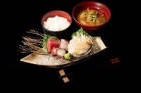 活あわび刺身定食