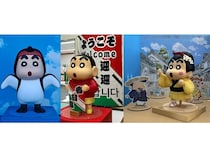 『クレヨンしんちゃん』のモニュメントが、埼玉県春日部市内3つの公共施設に登場！