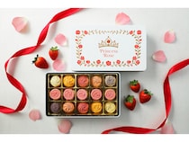 秋田県潟上市とフルーツタルト専門店がコラボした焼き菓子「プリンセスローズ缶」登場