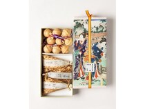 箱根の老舗ちもと×ポーラ美術館。箱根にまつわる浮世絵パッケージの和菓子セット発売