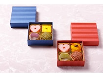 魚万商店のバレンタイン限定「トリュフチョコみたいなさつま揚げ」販売中。小箱におさまった色とりどりの一口さつま揚げ