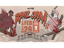 【北海道倶知安町】Swatch Ninesとコラボ！ニセコ最大の雪上の祭典「Rhythm Rail Jam」2026年が開催決定