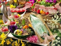 【福岡県福岡市】炉端焼きと海鮮が名物の「炙り炉端 山尾 博多駅前」が、歓送迎会向けにコースを刷新