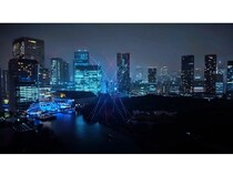 300のドローンとHappy Birthdayの文字が夜宙へ！アゲハライドがドローンショーを実施