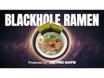 【福島県南相馬市】南相馬市でブラックホールラーメンを限定発売。ASTRO GATEと麺屋へうげものが共同開発