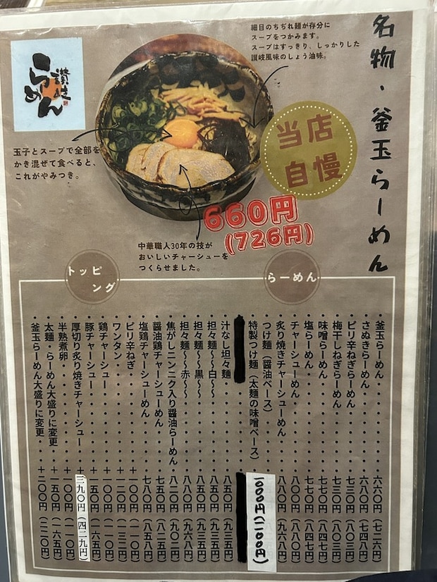 メニュー1