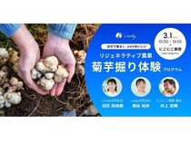 【神奈川県藤沢市】食と農のつながりを体感する「リジェネラティブ農業 菊芋掘り体験プログラム」開催