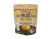 「瀬戸内海産∞無限∞やみつきのり のどぐろだし塩味」発売中。無限に食べられるほど飽きない美味しさ