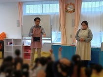 たてものサービスが保育園で「出張おそうじ教室」を開催！ぞうきんがけリレーも実施