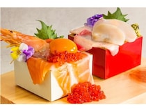 【福岡県福津市】「オ魚ソウル」に「紅白こぼれ枡海鮮丼」が登場！1日限定10食の華やかな海鮮丼