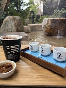 【山口観光】『狐の足あと』足湯×カフェ×日本酒が楽しめる湯田温泉の癒しスポット