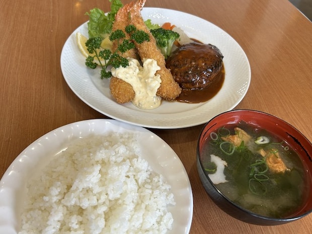 ハンバーグ&エビフライ2