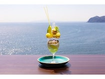 【静岡県熱海市】ホテルニューアカオのカフェ・花の妖精にてマスクメロンを楽しめる新作パフェ登場