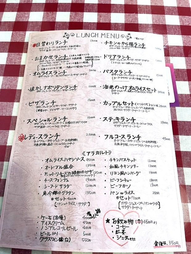 メニュー