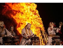【栃木県那須町】九尾の狐伝説の地で「第38回 那須御神火祭」開催。狐のフェイスペイント、九尾の市も