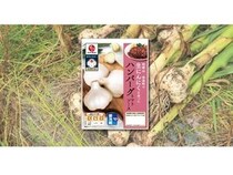 甘みとまろやかな旨みが特長の和歌山県由良町産生にんにくを使ったハンバーグ発売！