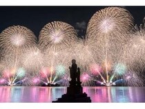 【島根県松江市】「松江水郷祭湖上花火大会」を通じて被災した出雲の商店街を応援！会場に募金箱を設置