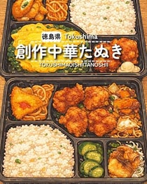 【徳島県徳島市】豪華中華弁当　創作中華阿波たぬき