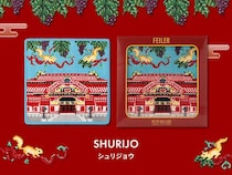 【沖縄県那覇市】フェイラーより復元の喜びを分かち合う首里城公園とのコラボハンカチ『SHURIJO』登場