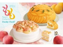 ダッキーダックなどで桃フェア開催！白桃のショートケーキ＆黄桃のズコットが登場