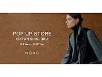 【東京都新宿区】ネオベーシックブランド「N.O.R.C」がPOPUP開催！2026A/Wコレクションをラインナップ