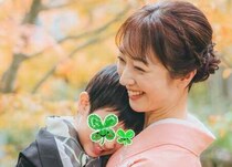 川田裕美さん、5歳と3歳の兄妹で七五三「プロの手にかかれば、素晴らしい写真に」美しい紅葉バックに和装で記念撮影