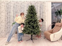 辻希美さん「買って大正解だった」190㎝のクリスマスツリー