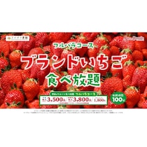 【いちご食べ放題】お口の中が幸せすぎる！ 産地直送ブランドいちごにいちごタルト、いちご大福や特製スイーツを心ゆくまで楽しむプラン