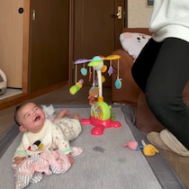生後5ヶ月の赤さん、笑いの沸点低すぎ問題。天使のケラケラ大爆笑にママの全力パフォが終われない…！