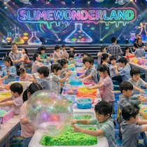 【予約不要】スライムを全身で体験できる「スライムワンダーランド」が好評につき期間延長！