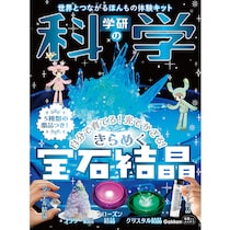 試験管に急にふわっと結晶が現れる瞬間、子どもが絶対興奮する。本格化学実験キット「きらめく宝石結晶」が登場