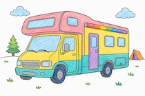 「涼しい部屋で塗りたい！」パトカー・消防車・救急車などの車のぬり絵8選