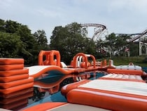 子どもが全力で遊べる！【首都圏よりも6℃涼しい！】那須ハイランドパークに新アトラクション「水上アスレチック」登場