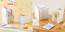 【新製品】折り紙やシールなどを仕分けしてスッキリ収納