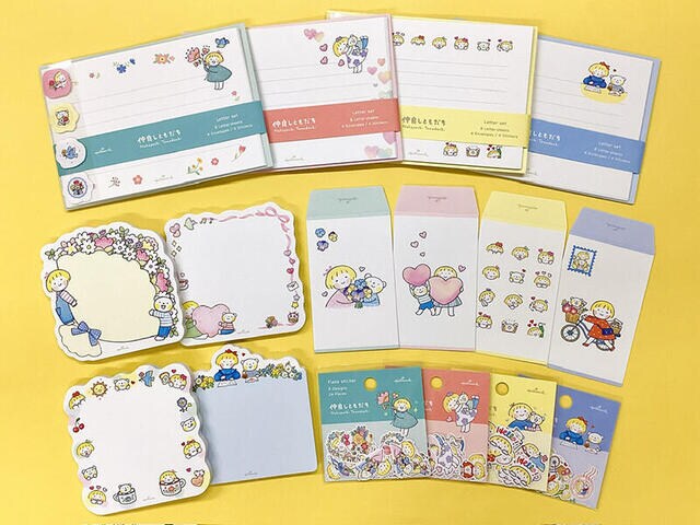 【新製品】LINEスタンプでも大人気の「仲良しともだち」が文房具に!