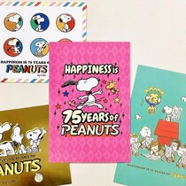 【新製品】PEANUTS連載75周年記念デザインのポストカード第2弾