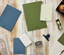 【新製品】やわらかくて薄いリングのノートシリーズに落ち着いた3色を追加