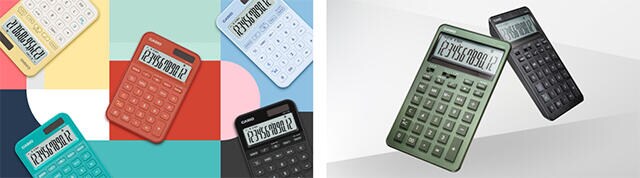 【新製品】8年ぶりにデザインを刷新！現代のトレンドに合わせたデザイン電卓25機種