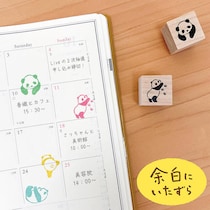 【新製品】物足りない余白にひと押し「木製スタンプ　余白にいたずら」