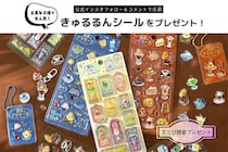 【文とび読者プレゼント】公式インスタフォロー＆コメントで当たる！大人気「きゅるるんシール」3枚セット