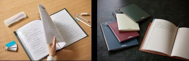 【新製品】ノートと書類が1冊にまとまる「ファイリングノート」