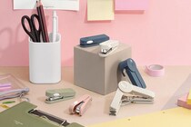 【新製品】"スぺパ"を意識したコンパクトなステープラーとパンチ